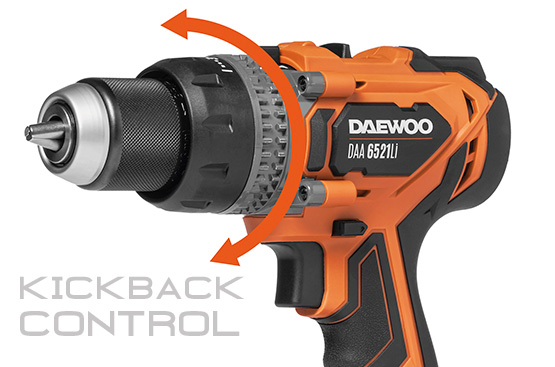 Cordless Drill DAEWOO DAA 6521Li SET