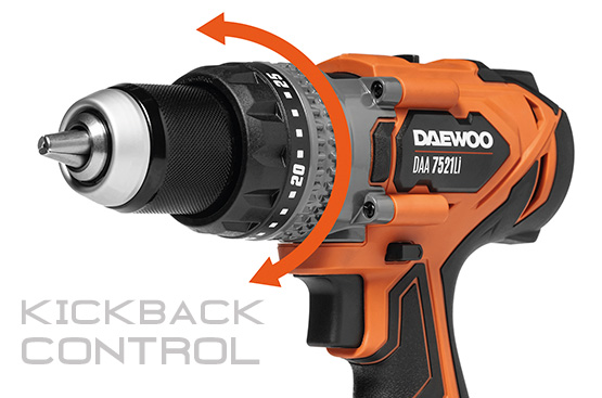 Cordless Drill DAEWOO DAA 7521Li