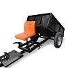 Petrol heavy tiller trailer DATT 500